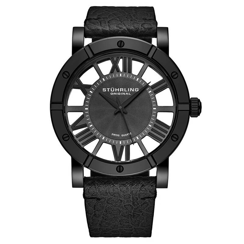 NWT Stuhrling Original Symphony Quartz Black Dial Men\'s Watch Stuhrling Original Symphony Quartz Black Dial Men main image 4