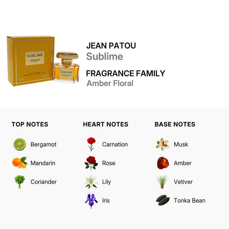 Jean Patou Sublime / Jean Patou EDT Spray 1.0 oz (30 ml) (w