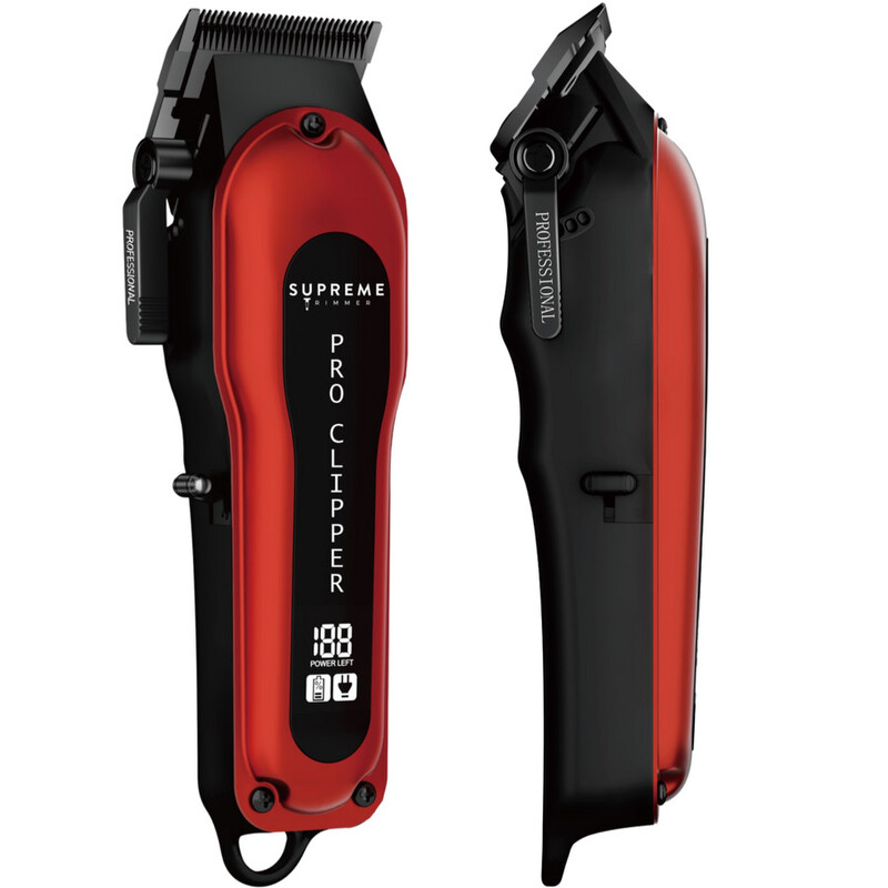 Red Razor Clipper Supreme Trimmer Pro Clipper Red Hair Care 688201434918 - Beauty, Tools ...