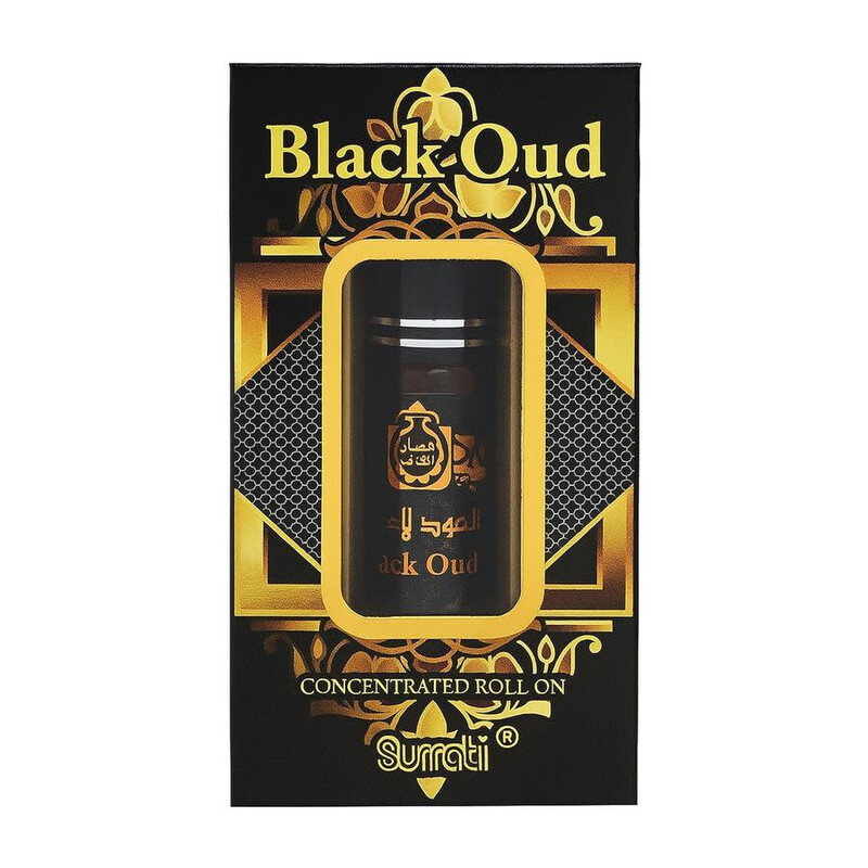 Surrati Perfume Unisex Black Oud Rollerball Perfume Oil 0.2 oz