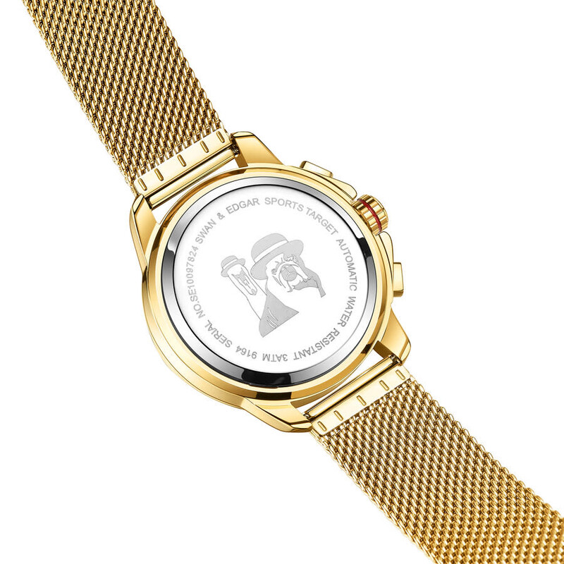 Target Sport Watch Swan & Edgar Sports Target Automatic White Dial Men's Watch SE1602 ...
