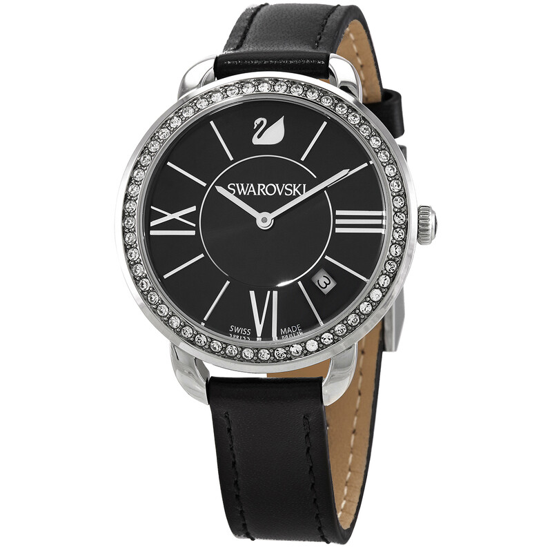 Swarovski Aila Quartz Black Dial Ladies Watch 5172151 - Watches