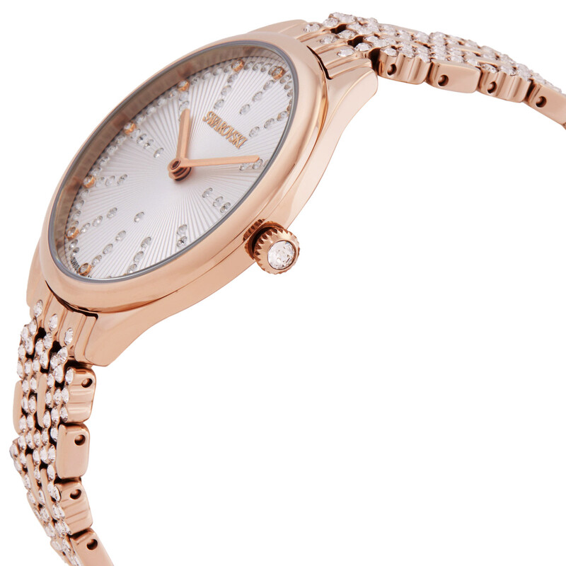 Swarovski Attract Quartz Crystal Silver Dial Ladies Watch 5610484