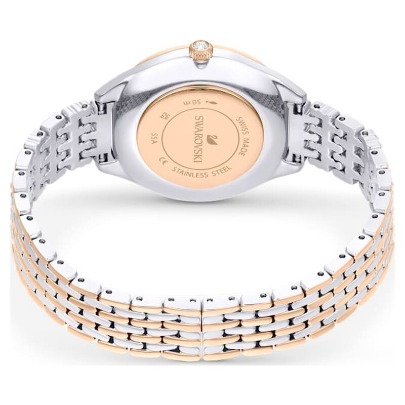 Swarovski Attract Quartz Crystal Silver Dial Ladies Watch 5649987