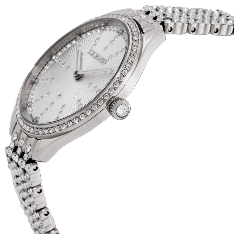 Swarovski Attract Quartz Crystal Silver Dial Ladies Watch 5742479