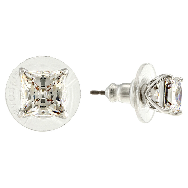 Swarovski Attract Rhodium Plated Stud Earrings 5430365