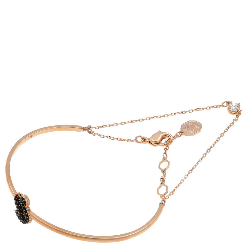 Swarovski Black Swan Bangle, Size S 5688248 - Jewelry - Jomashop