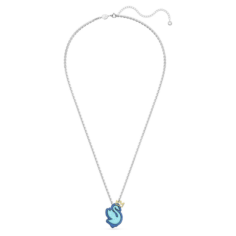 Swarovski Blue Swan Pendant Long Necklace 5649194 9009656491942 ...