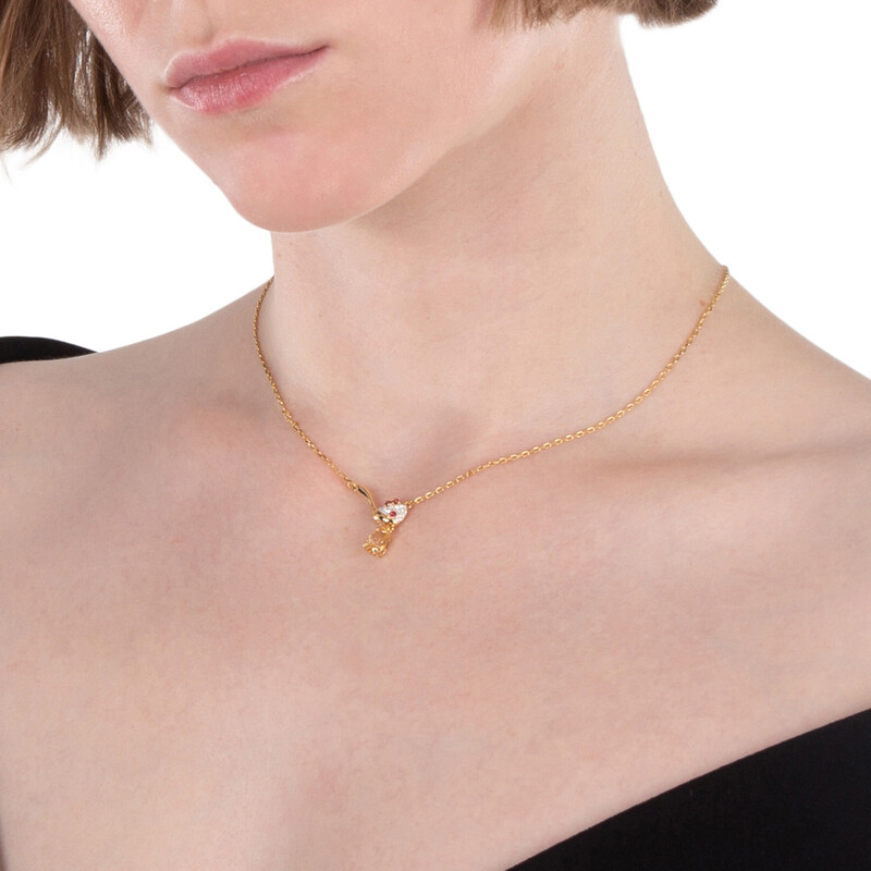 Swarovski Cariti Red Bean Ice Pendant Necklace 5634333