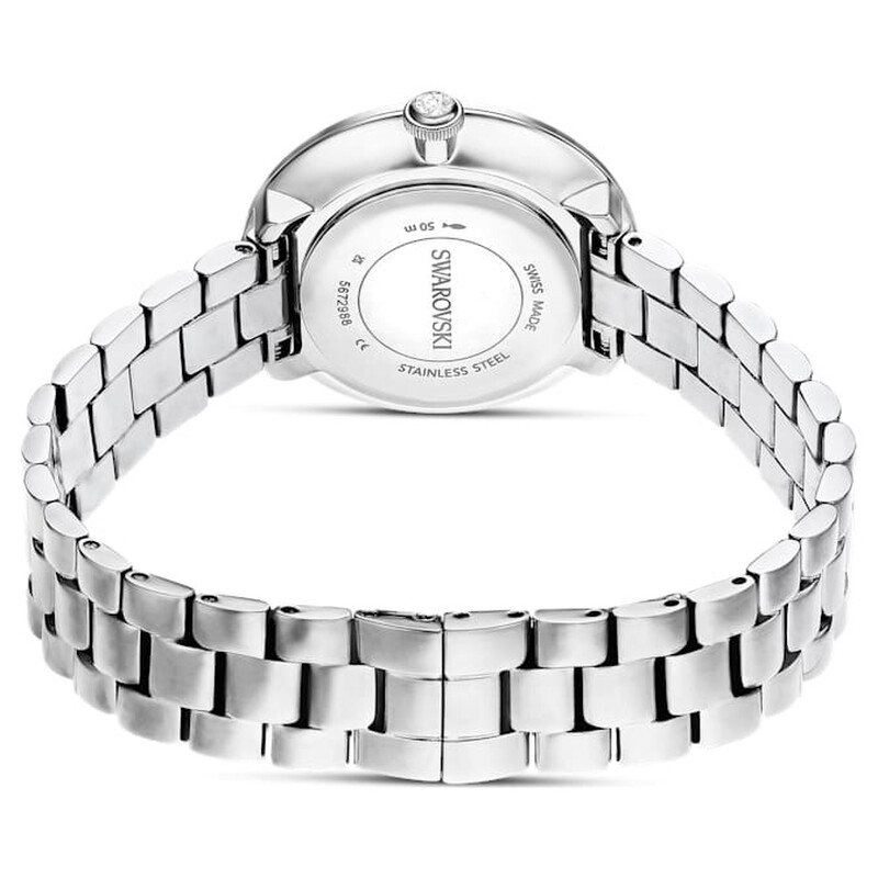 Swarovski Certa Quartz Crystal Silver Dial Ladies Watch 5672998