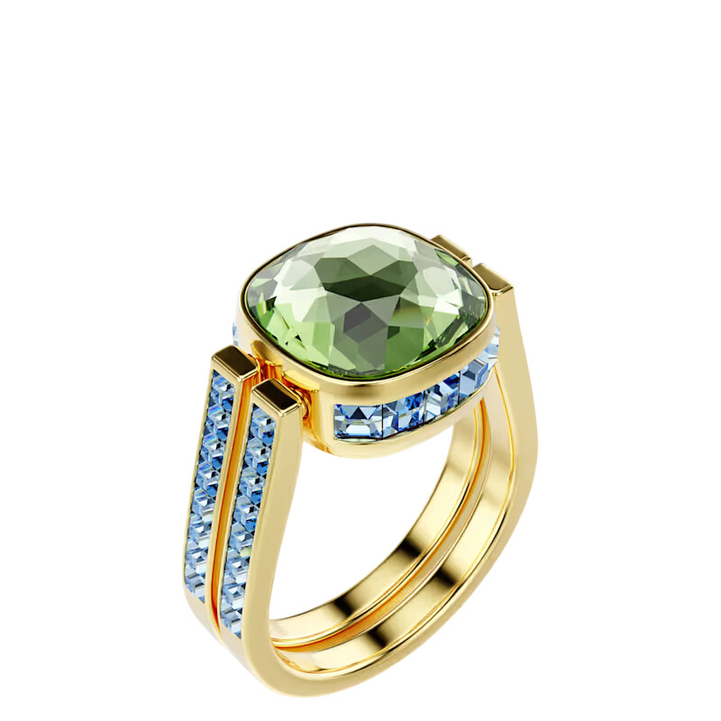 Swarovski Chroma Cushion Cut Ring, Size 52 (US 5.75) 5706306 ...