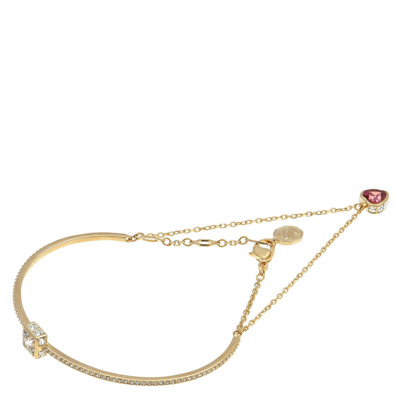 Swarovski Chroma Red / Gold Heart Bracelet 5683835 9009656838358