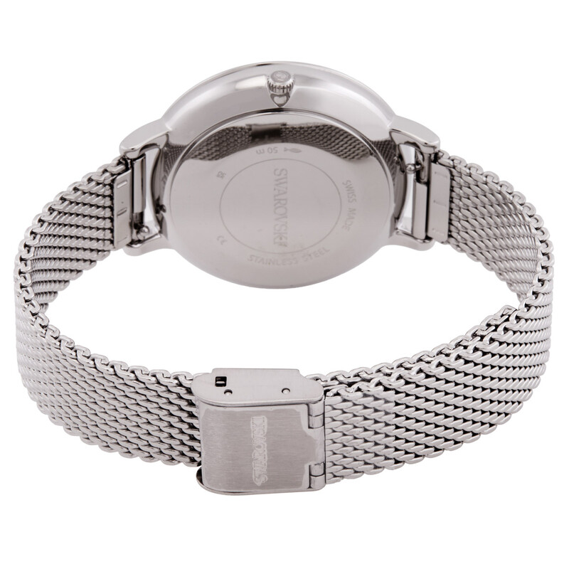 NWT Swarovski Clarica Quartz Crystal Silver Dial Ladies Watch Swarovski Clarica Quartz Crystal Ladies Watch 5740823  main image 4