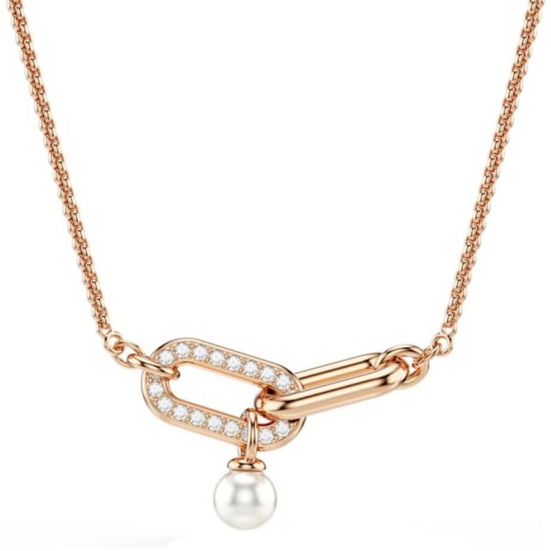 SWAROVSKI Constella ペンダント Swarovski Constella Crystal Pearl Round Cut Pendant Necklace