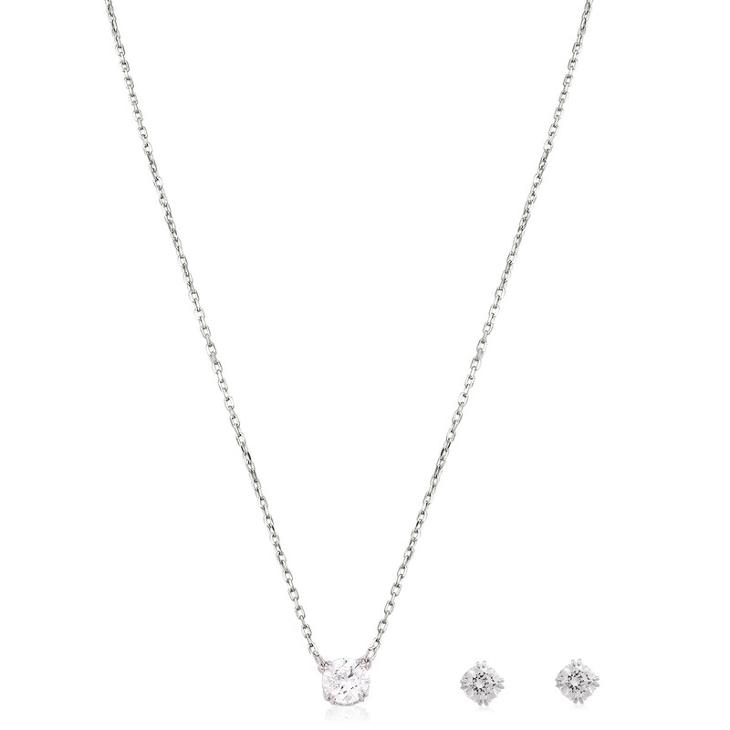Swarovski Constella Pendant Necklace and Stud Earrings Set 5648996