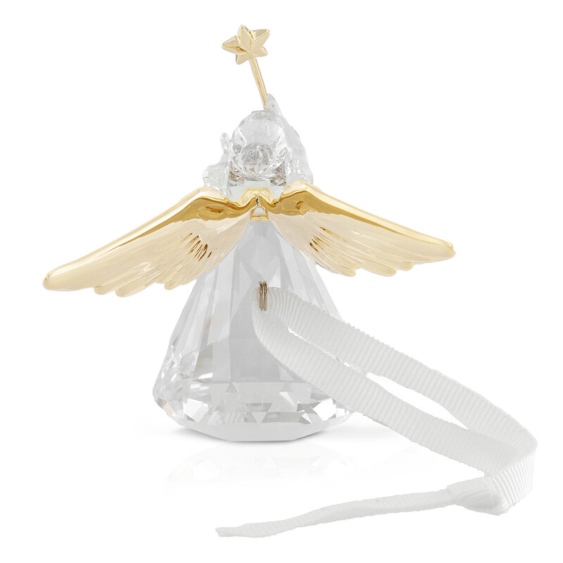 Swarovski Crystal Gold-tone Holiday Magic Angel Ornament 5657008