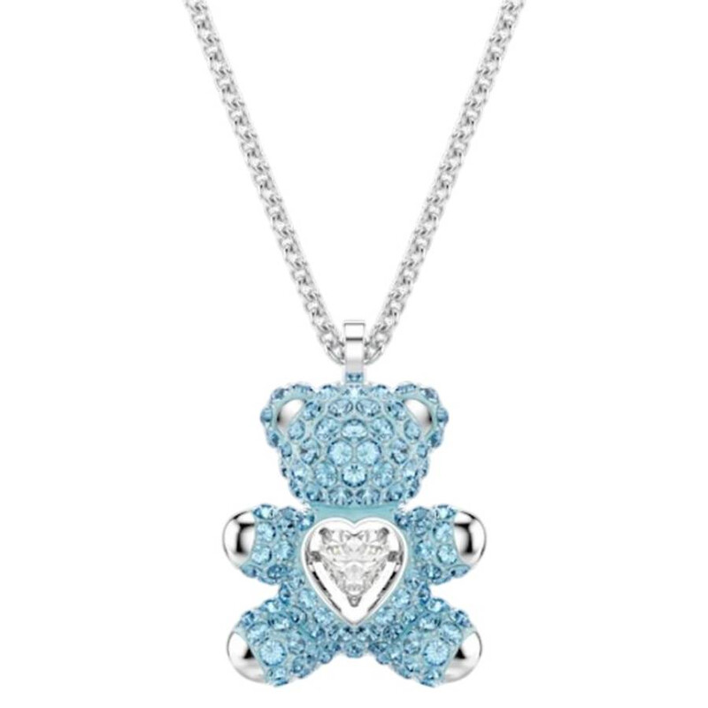 Swarovski Crystal Teddy Pendant Necklace 5737620 9009657376200