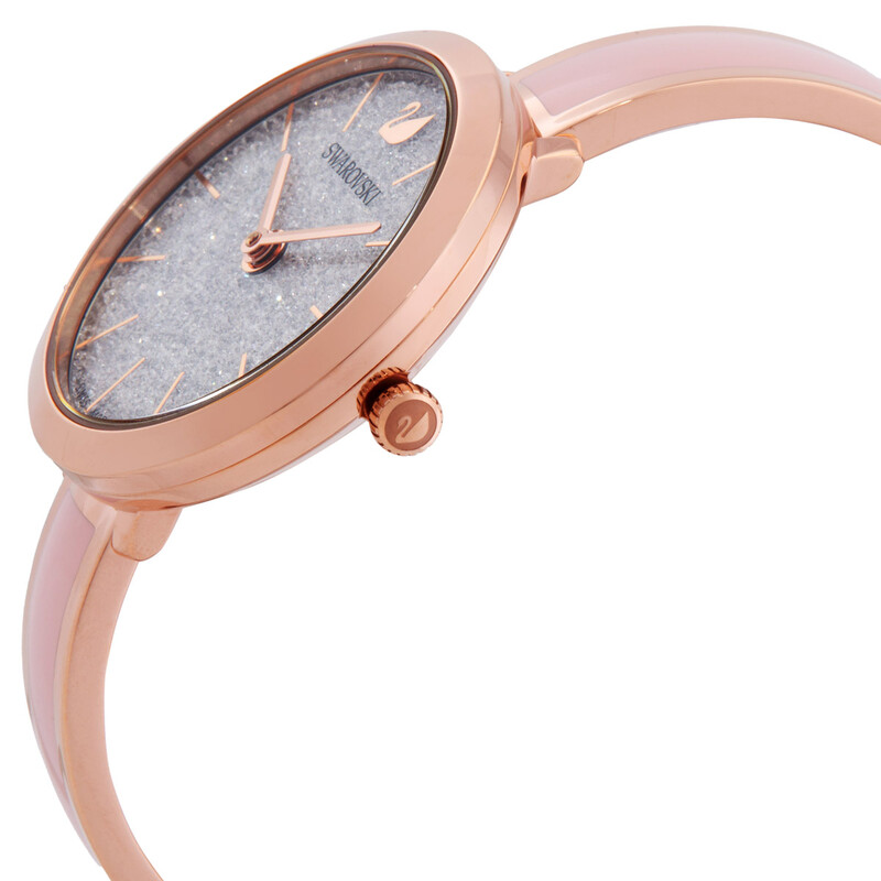Swarovski Crystalline Delight Quartz Silver Dial Ladies Watch