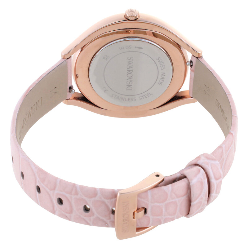 Swarovski Crystalline Quartz Pink Dial Ladies Watch 5730150