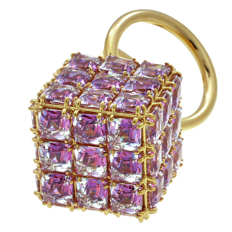 Swarovski Curiosa Purple Cocktail Ring, Size 55 (US 6.75) 5629238