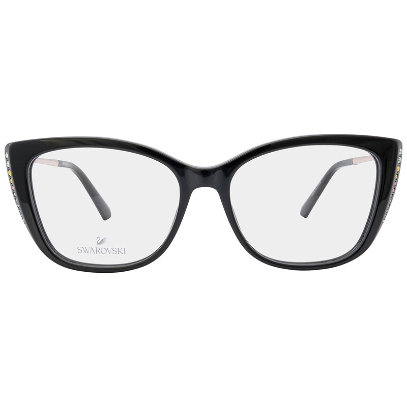 Swarovski Demo Cat Eye Ladies Eyeglasses SK5366 001 52