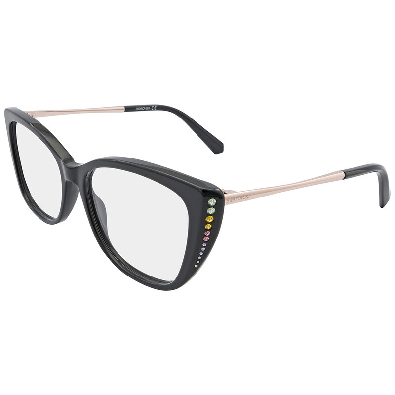 Swarovski Demo Cat Eye Ladies Eyeglasses SK5366 001 52