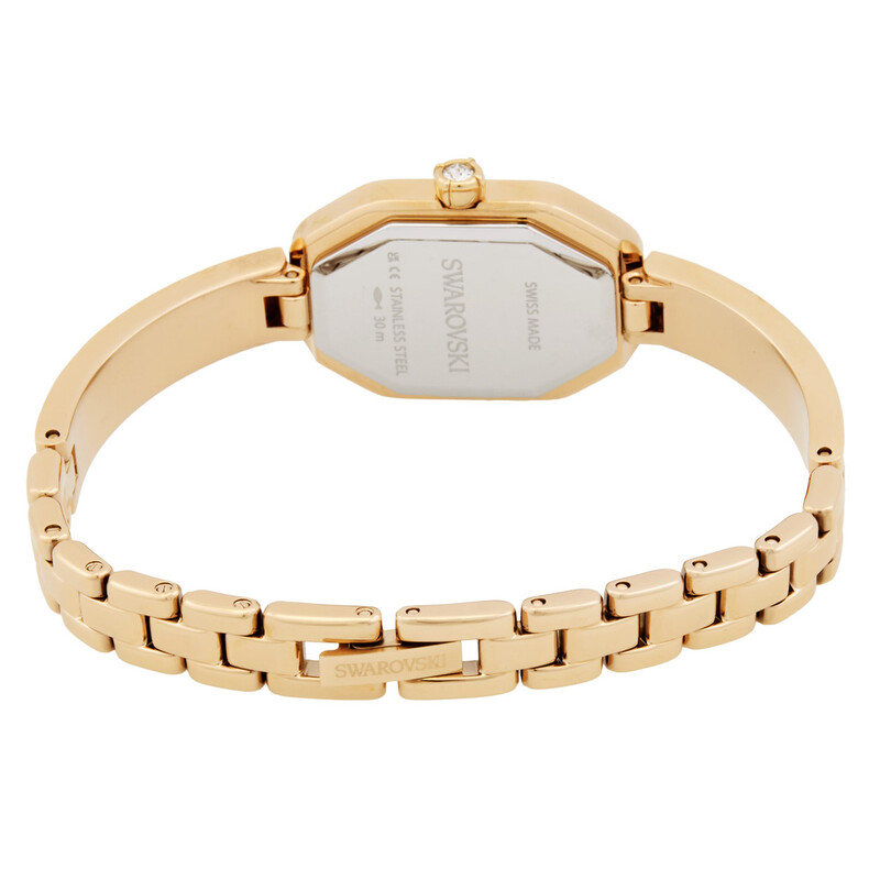 Swarovski Dextera Bangle Quartz White Dial Ladies Watch 5672987