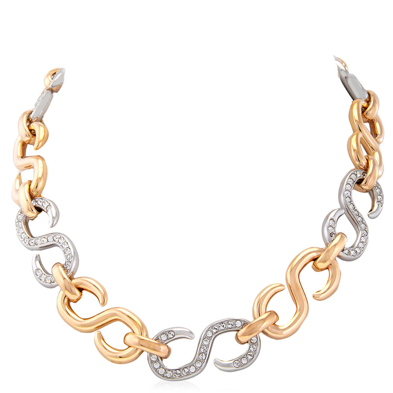 アクセサリー tolucky198553 Swarovski Dextera Mixed Metal Necklace 5741795 9009657417958