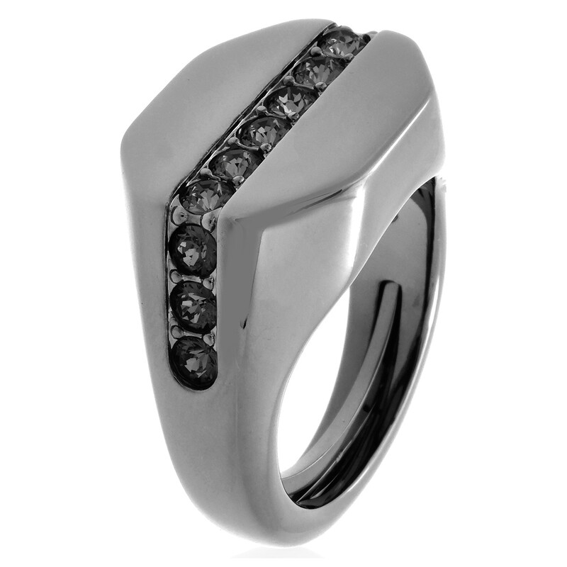 Swarovski Dextera Octagon Shape Ring, Size 50-55 5732868 - Mens
