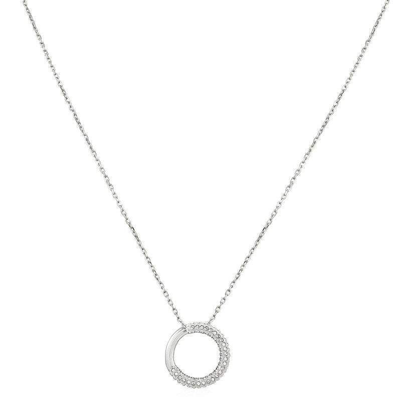 Swarovski Dextera Pendant Round Rhodium Shiny Crystal 5692737 