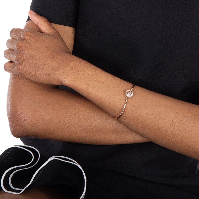 Swarovski Dextera Round Cut Crystal Bangle 5692259 9009656922590