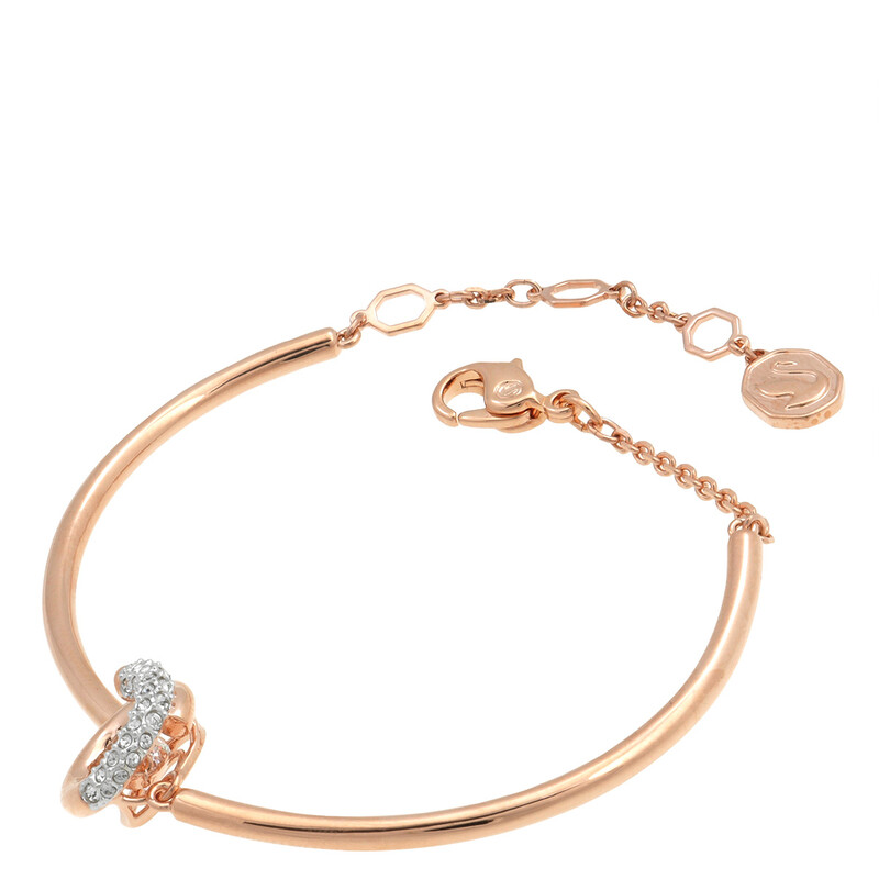 Swarovski Dextera Round Cut Crystal Bangle 5692259 9009656922590