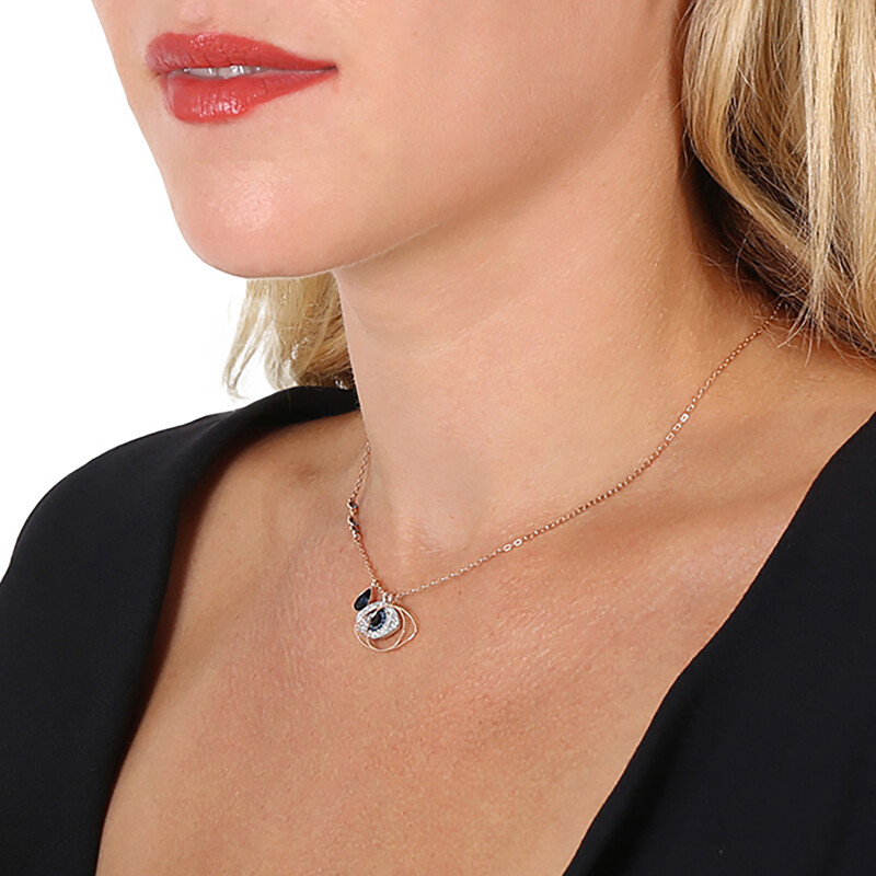 EYE3M‘s collection two face Necklace Diamond Marquise Pave Double Halo Eye Necklace – Jacquie Aiche
