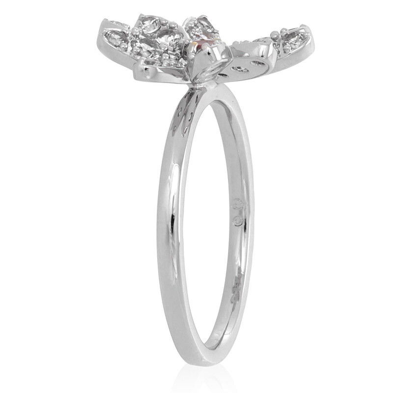 Swarovski Eternal Flower Mixed Metal Ring, Size 55 (US 6.75