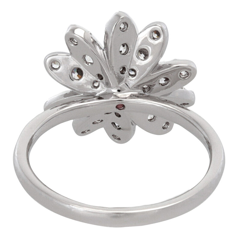 Swarovski Eternal Flower Mixed Metal Ring, Size 55 (US 6.75
