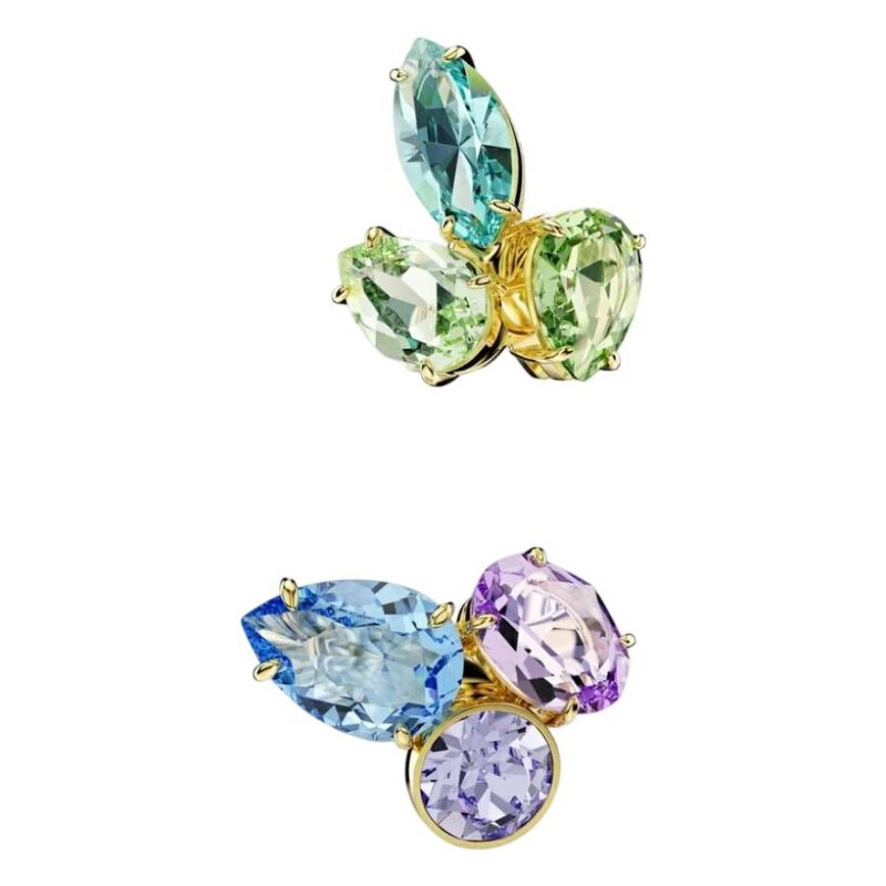 Swarovski Gema Asymmetrical Crystal Earrings 5741585 9009657415855