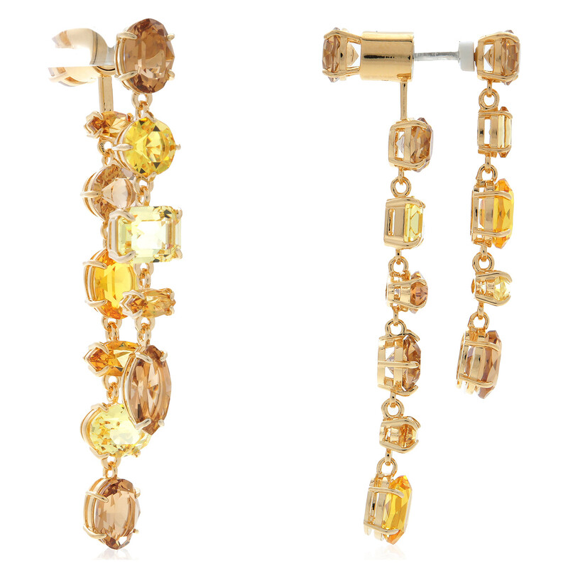 Swarovski Gema Asymmetrical Drop Earrings 5718073 9009657180739 ...
