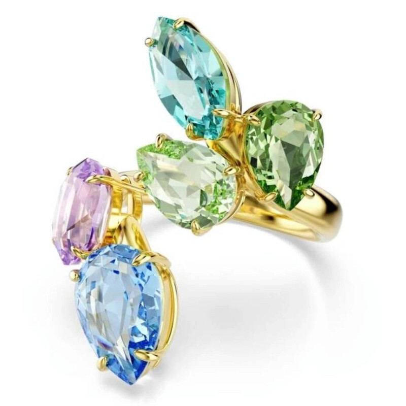 Swarovski Gema Crystal Open Ring, Size 52 5746907 - Jewelry, Gema