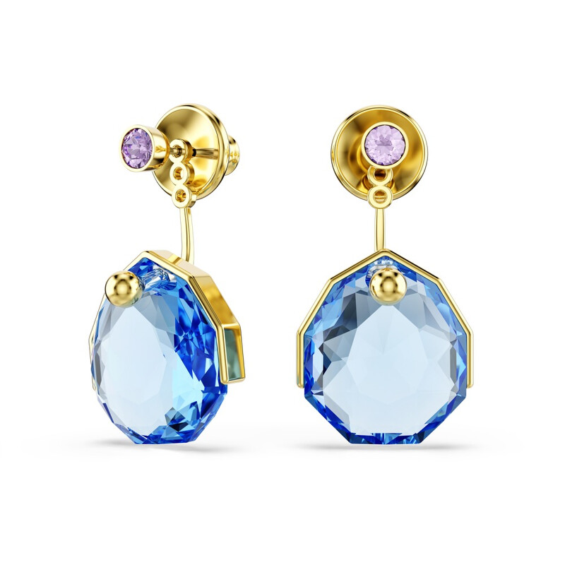 Swarovski Gema Gold-Tone Plated Crystal Earrings 5737449 9009657374497 ...