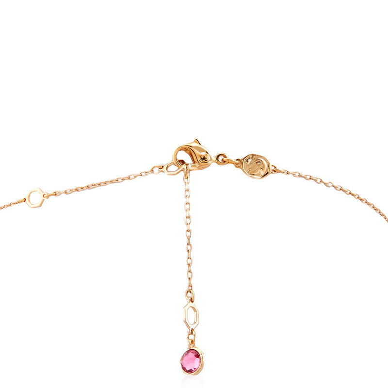 Swarovski Gema Pendant Pearl Gold Shiny Pink 5688490 9009656884904