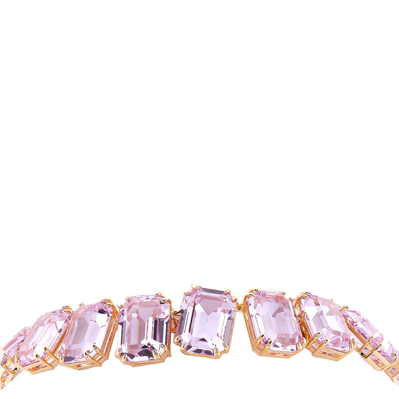 Swarovski Gold-Tone Plated Purple Millenia Tennis Necklace 5715330