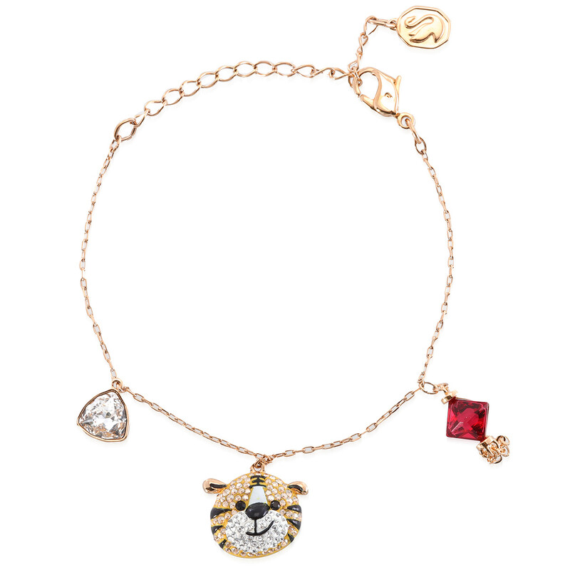 Swarovski Gold-Tone Plated Zodiac Tiger Bracelet 5620295