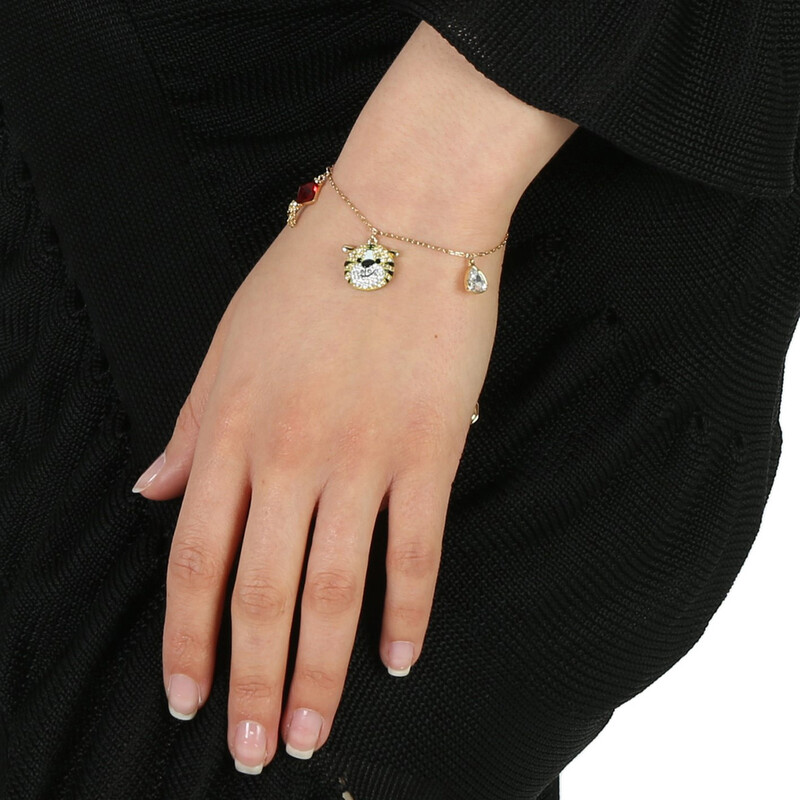 Swarovski Gold-Tone Plated Zodiac Tiger Bracelet 5620295
