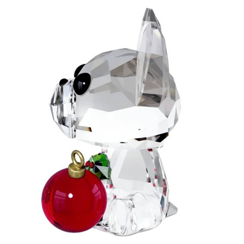 Swarovski Holiday Cheers Crystal French Bulldog Figurine 5736391