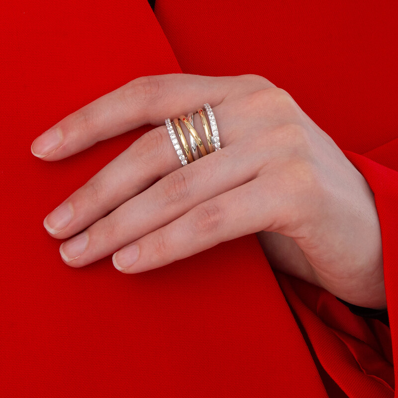 Swarovski Hyperbola Cocktail Ring, Size 50 5740411 - Jewelry