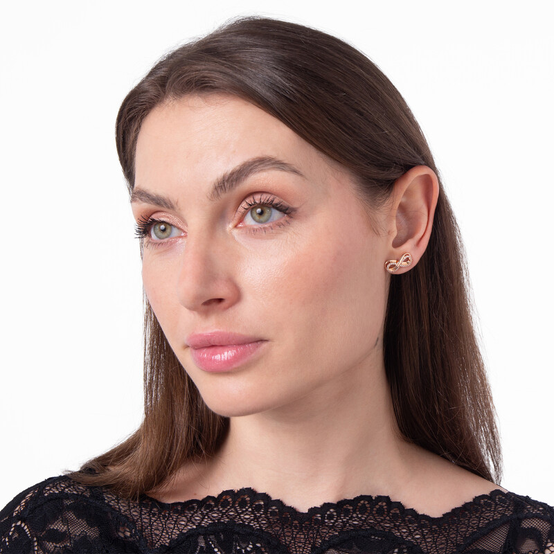 Swarovski Hyperbola Crystal Infinity Earrings 5689644