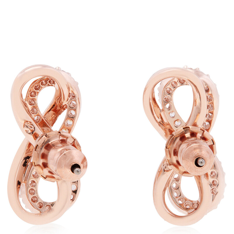 Swarovski Hyperbola Crystal Infinity Earrings 5689644