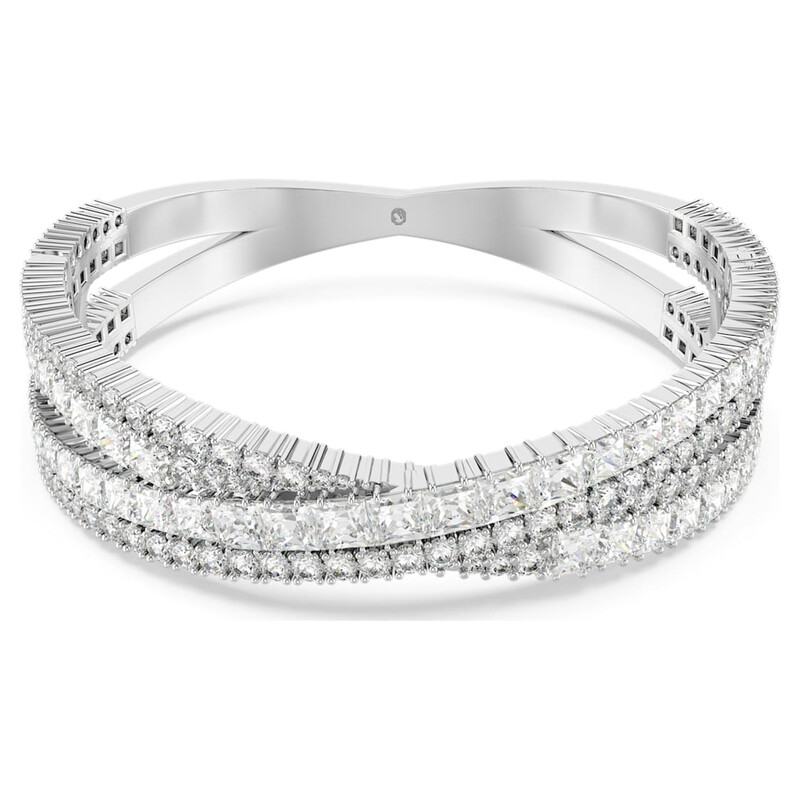 Swarovski Hyperbola Cuff L Rhodium Shiny White 5680268 9009656802687 ...