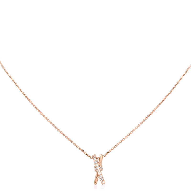 専用2 スワロフスキー各種 Swarovski Hyperbola Pendant 2 Band Rose Gold Shiny White 5689788