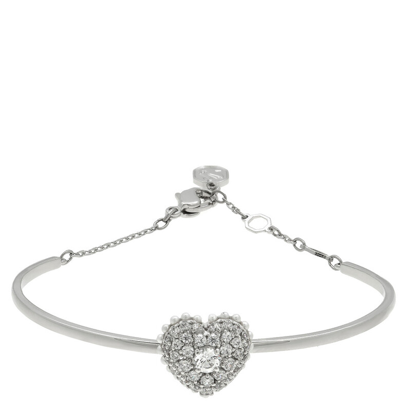 Swarovski Hyperbola Soft Bangle Hrt Rhodium Shiny White 5684385 ...